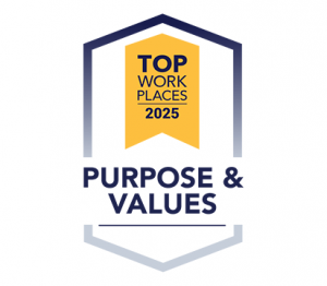 Top Workplaces Culture Excellence Awards in Purpose and Values.
