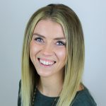 A headshot of Sarah Brecher. 